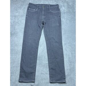 Blue Delta Jeans Mens 32x30 Gray Slim Fit Straight Leg Denim